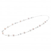 Colier lung perle naturale si zirconii DiAmanti 202-65-G